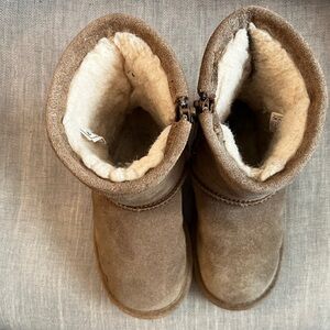 Cozy Tan BearPaw Kids Boots